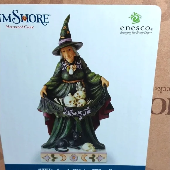 Jim Shore Witch Wicked This Way Enesco NEW - Picture 2 of 13